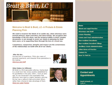 Tablet Screenshot of brattlaw.com